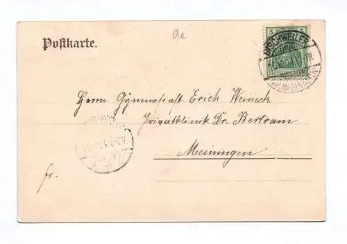 Ak Bischweiler Moderbrücke 1907