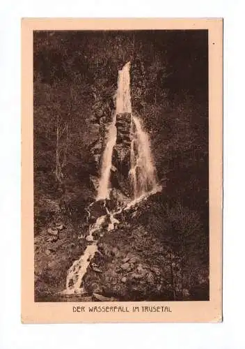 Ak Der Wasserfall im Trusetal Thüringen