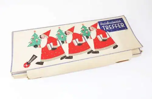 Altes Wäschetuch Treffer in OVP 1930er Leinentuch Reklame Sammler Laden