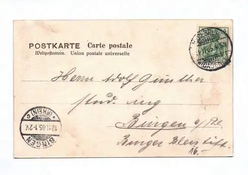 Ak Karlsruhe Grossherzogliches Hof-Theater 1905