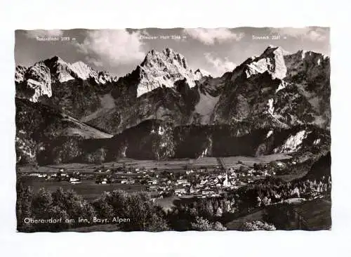 Foto Ak Oberaudorf am Inn Bayrische Alpen Totenkirchl Ellmauer Sonneck
