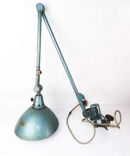 Alte Midgard Schreibtischlampe Werkstattlampe Bauhaus Curt Fischer 