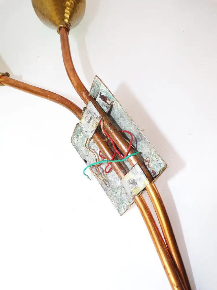 Alte Tütenlampe Wandlampe E27 Vintage 2flamige Lampe 11