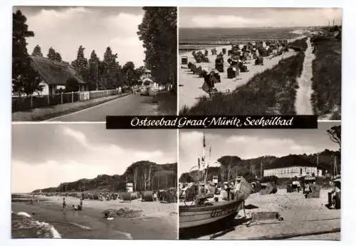 Ak Ostseebad Graal Müritz Seeheilbad 1970 Strand