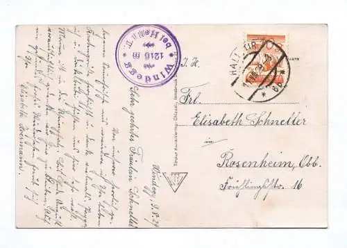 Ak Windegg bei Hall i.T. mit Bettelwurf u. Walderkamm 1929