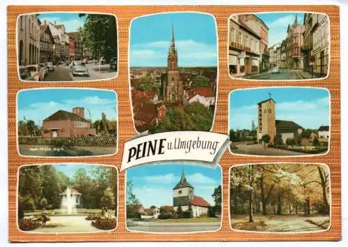 Ak Peine und Umgebung 1971
