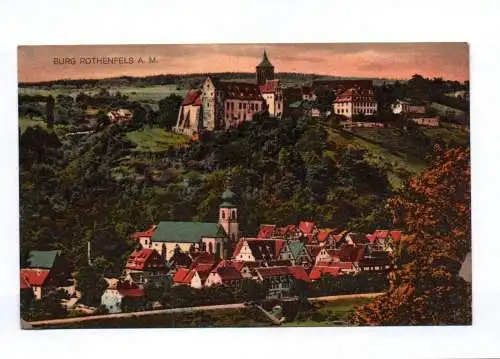 Künstler Ak Burg Rothenfels A. M.
