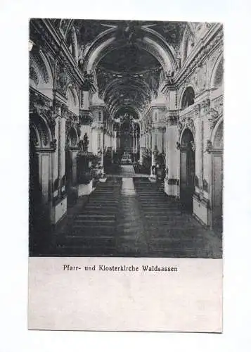 Ak Pfarr- und Klosterkirche Waldsassen
