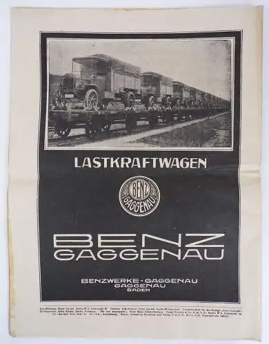 Allgemeine Automobil Zeitung Nr 4 von 1919 Oldtimer 