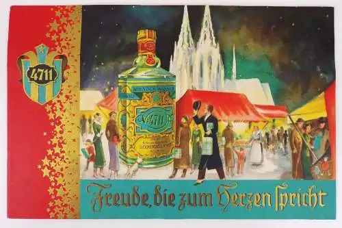 4711 Kölnisch Wasser Katalog Preisliste prachtvoll illustriert