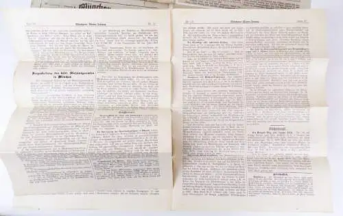 6 x Münchener Mieter Zeitung 1917 bis 1918