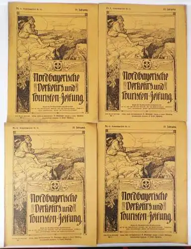 Nordbayerische Verkehrs und Touristen Zeitung 1915 Bayern 4 Stück
