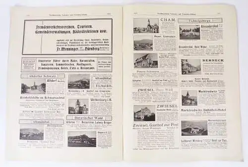 Nordbayerische Verkehrs und Touristen Zeitung 1915 Bayern 4 Stück