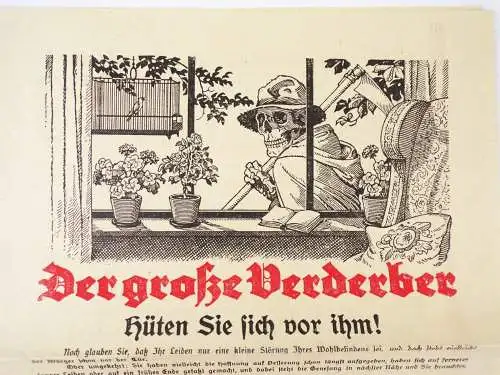 Medizin Reklame Schultheiß Berlin 1930 er Stoffwechsel der großer Verderber
