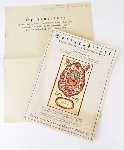 Reklame Spitzenbilder Ausstellung Heiligenbilder Andachtsbilder Max Bucherer