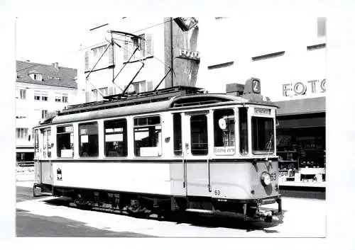 Foto Straßenbahn Karlsplatz 1960er