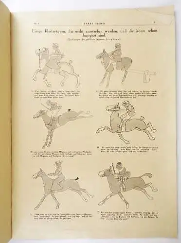Deutsche Sankt Georg Sportzeitung Pferde Reitsport 1920