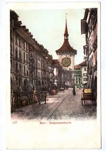 Künstler Ak Bern Zeitglockenthurm Schweiz