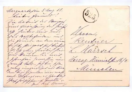 Ak Marquartstein 1918 Aus der Ferne gesehen Byern