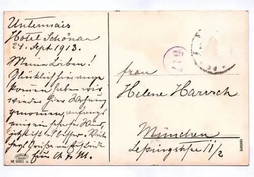 Künstler Ak St. Peter bei Meran 1913 Italien