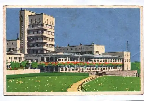 Künstler Ak Stuttgart Höhenrestaurant Schönblick 1943