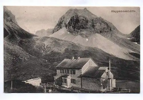Ak Rappenseehütte 1907 Oberstorf Bayern