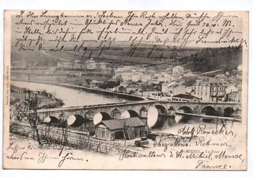 Ak Saint-Mihiel Le Pont Frankreich 1902