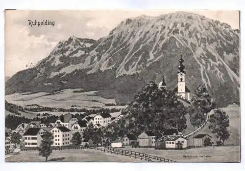Künstler Ak Ruhpolding Bayern