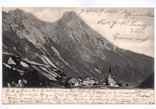 Ak Pettneu mit der Eisenspitze 1905 Österreich
