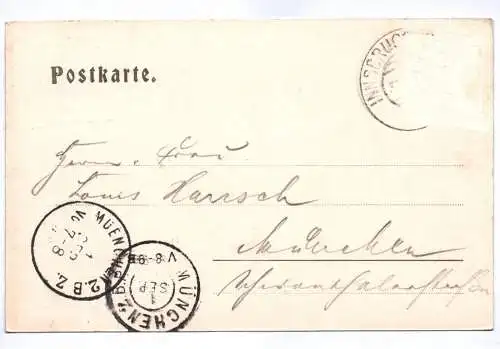 Ak Pettneu mit der Eisenspitze 1905 Österreich