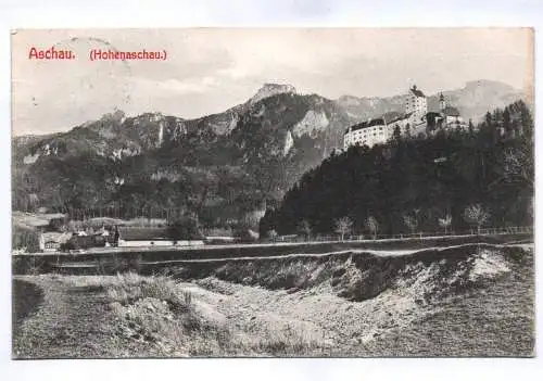 Ak Aschau Hohenaschau im Chiemgau Bayern 1908