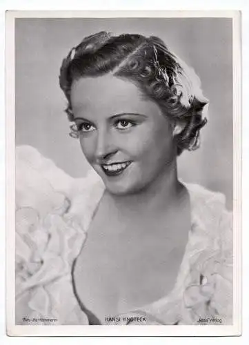 Fotodruck Trading Card Ross Verlag Autogrammkarte Hansi Knoteck