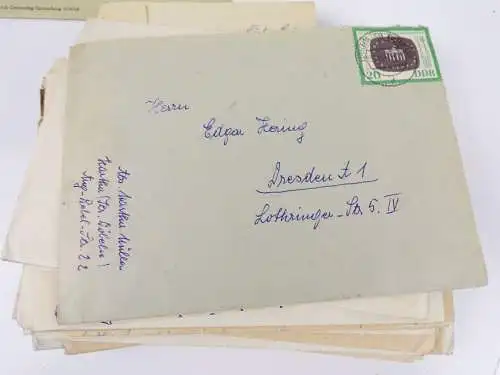 Briefe Nachlass DDR Revue Reporter Postkarten Frankreich Briefe