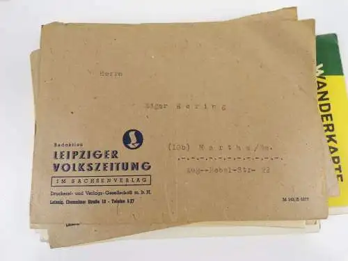 Briefe Nachlass DDR Revue Reporter Postkarten Frankreich Briefe