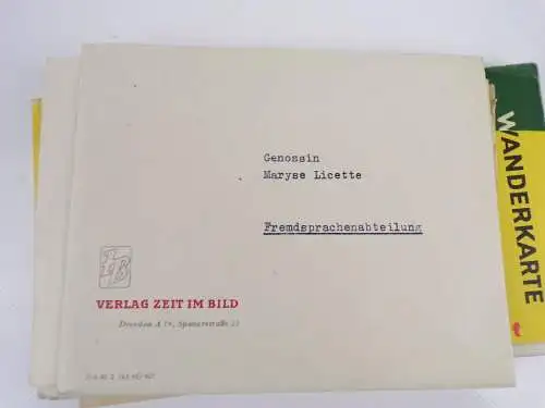 Briefe Nachlass DDR Revue Reporter Postkarten Frankreich Briefe