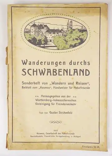 Wanderung durchs Schwabenland Gustav Strömfeld 1909 Kosmos