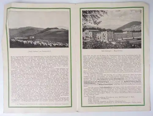 Die Rhön Nürnberg Reiseprospekt um 1920