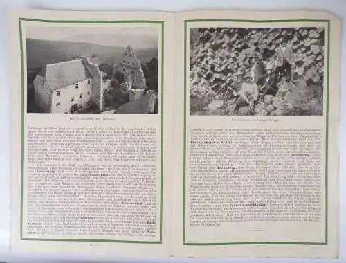 Die Rhön Nürnberg Reiseprospekt um 1920