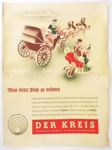Augsburg Zeitung Der Kreis Reklame 1930 er