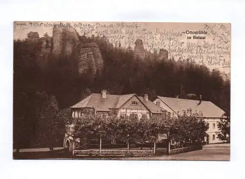 Ak Ottomühle im Bielatal 1926 Herrliche Sommerfrische