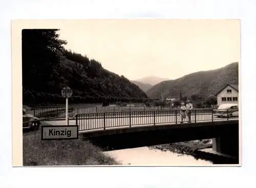 Ak Straßenbrücke über die Kinzig bei Wolfach 1960
