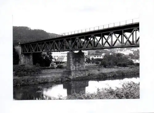 Foto Eisenbahnbrücke in Hannoversch-Münden 1968