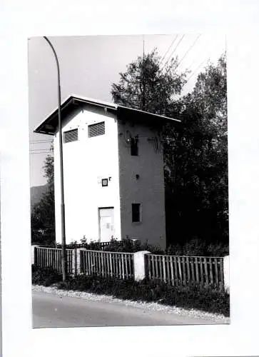Foto Umspannhaus der Elektrizitätswerke Reutte in Lechaschau 1968 Österreich