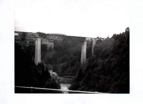 Foto Viadukt westlich von St. Gallen Strecke nach Herisau 1967