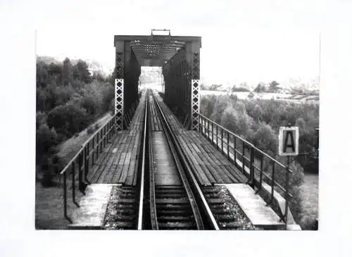 Foto Eisenbahnbrücke über die Ötz 1966 Tirol Österreich