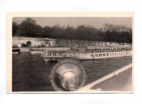 Foto Rundfahrtboot in Paris 1961 Boot
