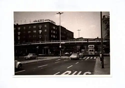 Foto Stahlhochstraße Dominikus Ecke Hauptstraße Minox 1968 Berlin Autos