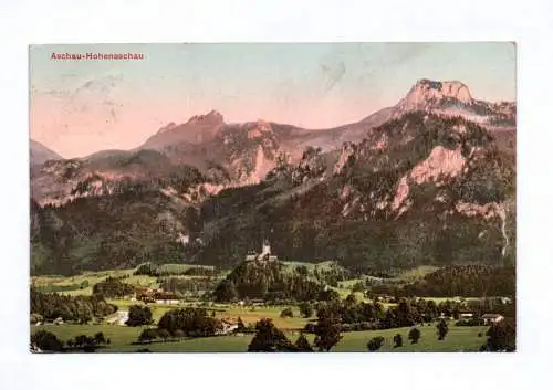 Künstler Ak Aschau Hohenaschau  Bayern