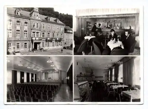 Ak Kulturhaus Glashütte Großer Saal kleiner Saal 1974 Klubraum Gaststätte Bar