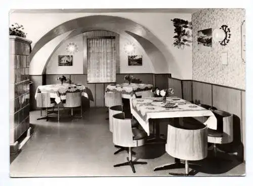 Foto Ak Ostritz Kreis Görlitz Konsum Gaststätte Bergfrieden 1980